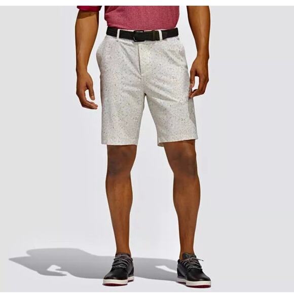 ADIDAS Ultimate 365 Flag‎ Print Golf Performance Shorts Hemp Size 40 - Picture 1 of 7